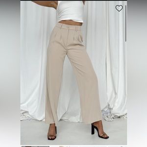 Princess Polly Archer Trousers taupe
